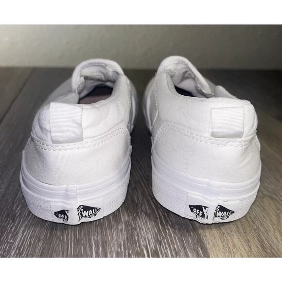 Vans Pride Asher Slip-On White Rainbow Heart Shoes Kids Youth Missy US Size 4 - Picture 7 of 10